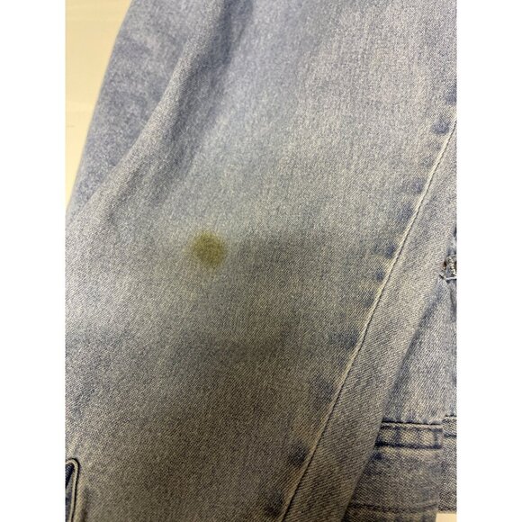 Saint Germain Paris Women's Denim Embellished Jacket VTG Full Zip Medium - Flaw - Picture 7 of 7